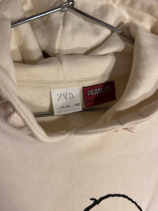 Zara X PEANUTS Los Angeles Varsity College Hoodie - Long - Picture 3 of 5